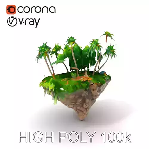 Tropical Island Paradise model pack