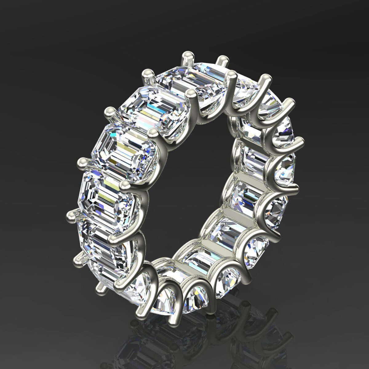 Band Ring 3D print model_2