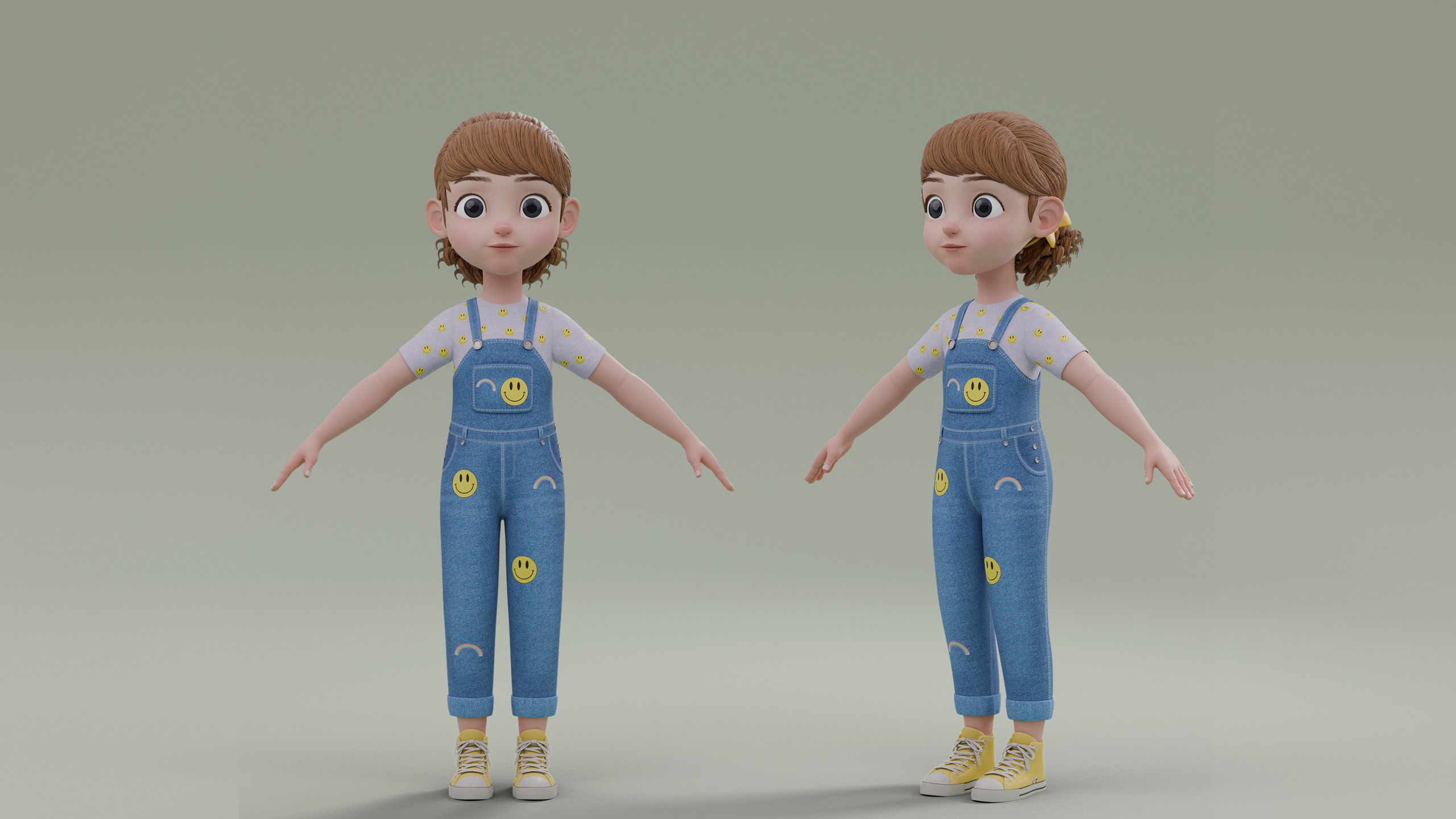 Cartoon Family Rigged 3D Model Collection_9