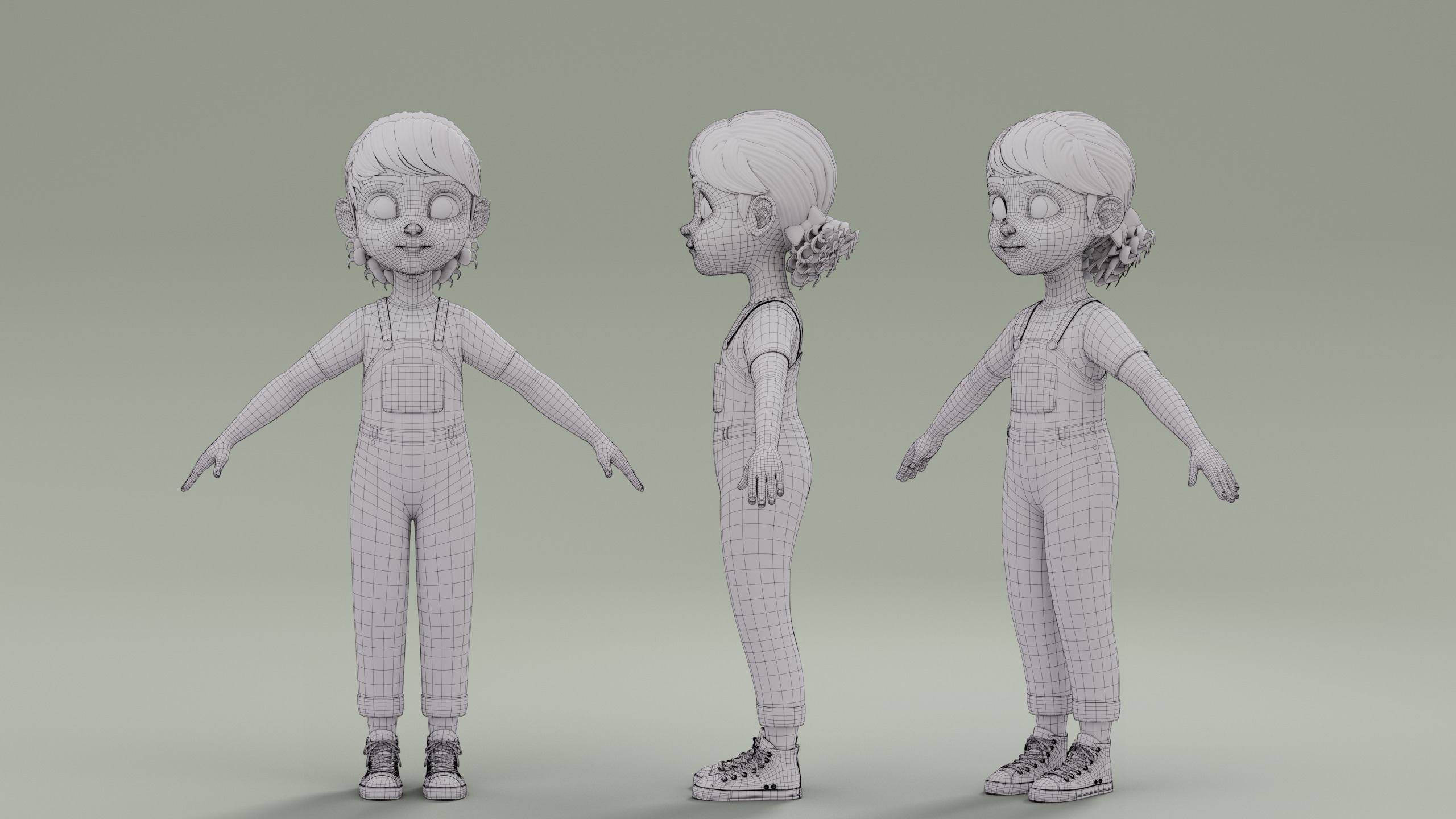 Cartoon Family Rigged 3D Model Collection_8