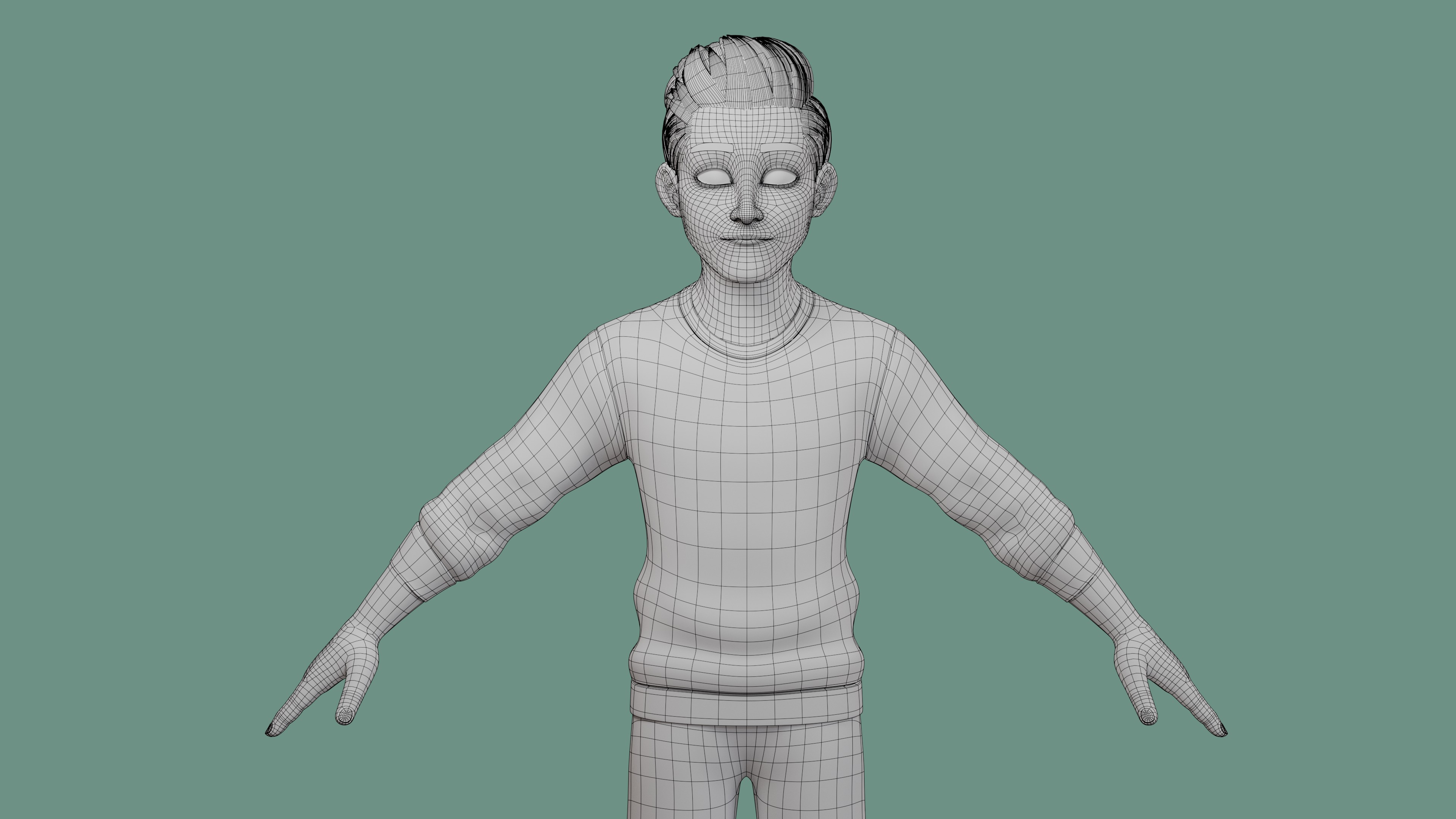 Cartoon Family Rigged 3D Model Collection_6