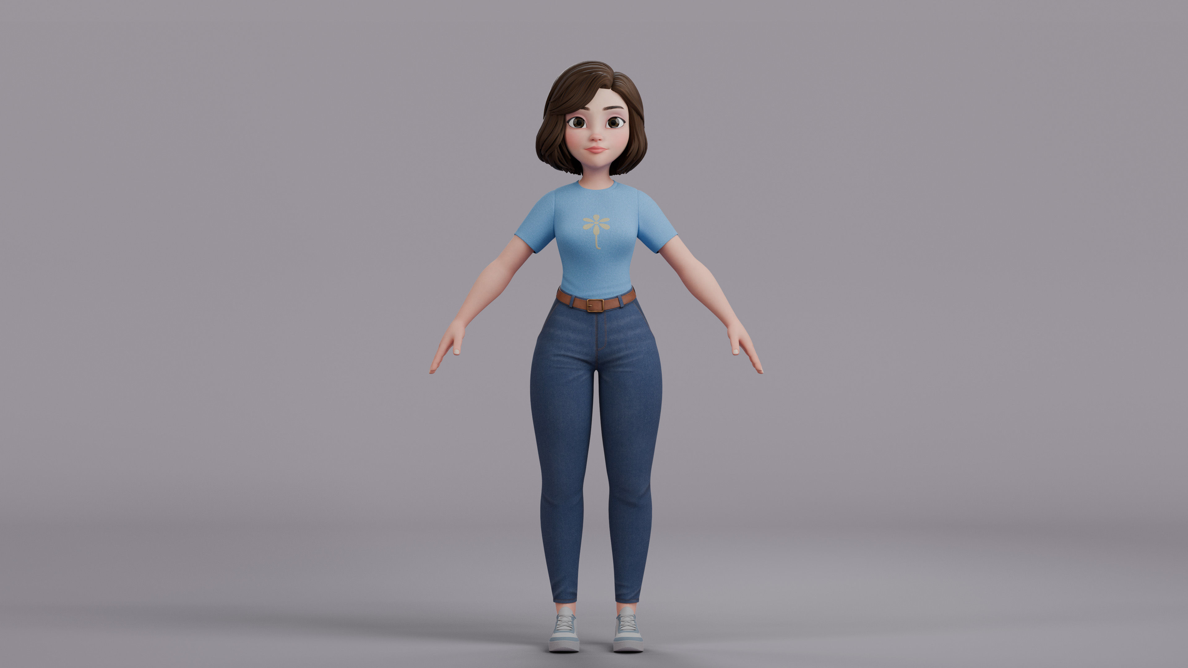 Cartoon Family Rigged 3D Model Collection_11