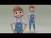 Cartoon Family Rigged 3D Model Collection_1