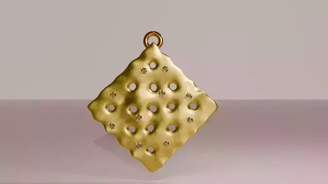 SNEAKER DIMOND GOLD PENDENT