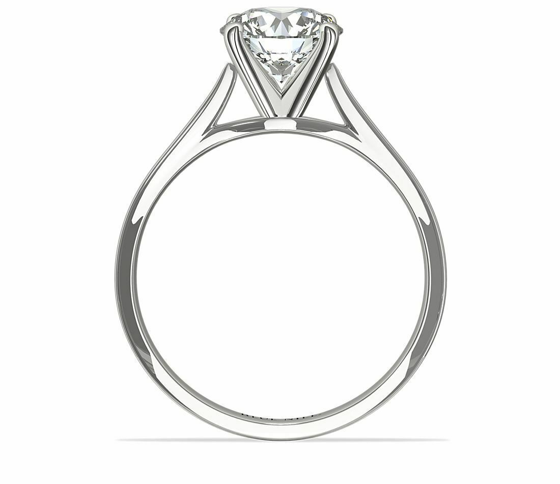 Solitaire Ring 3D print model_1