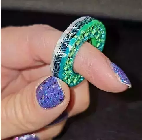 Fidget Gear Ring Different Sizes 3D print model