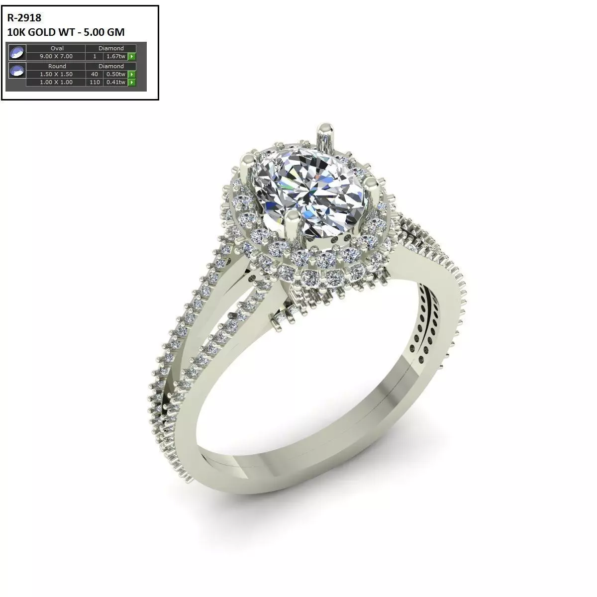 Solitaire Ring 3D print model