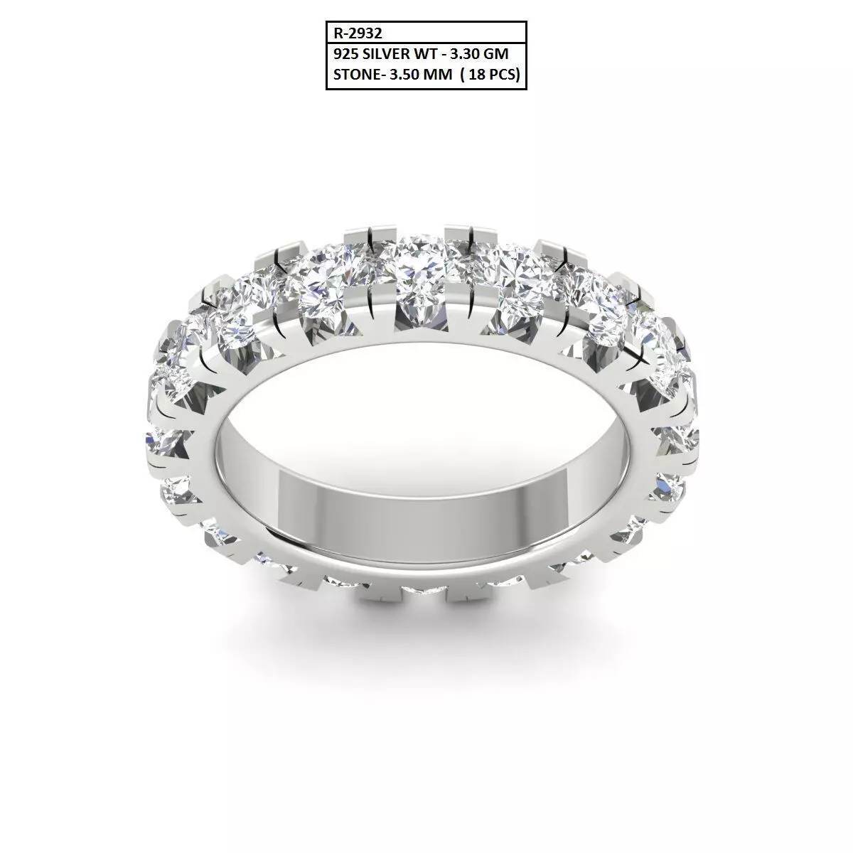 Band Ring 3D print model