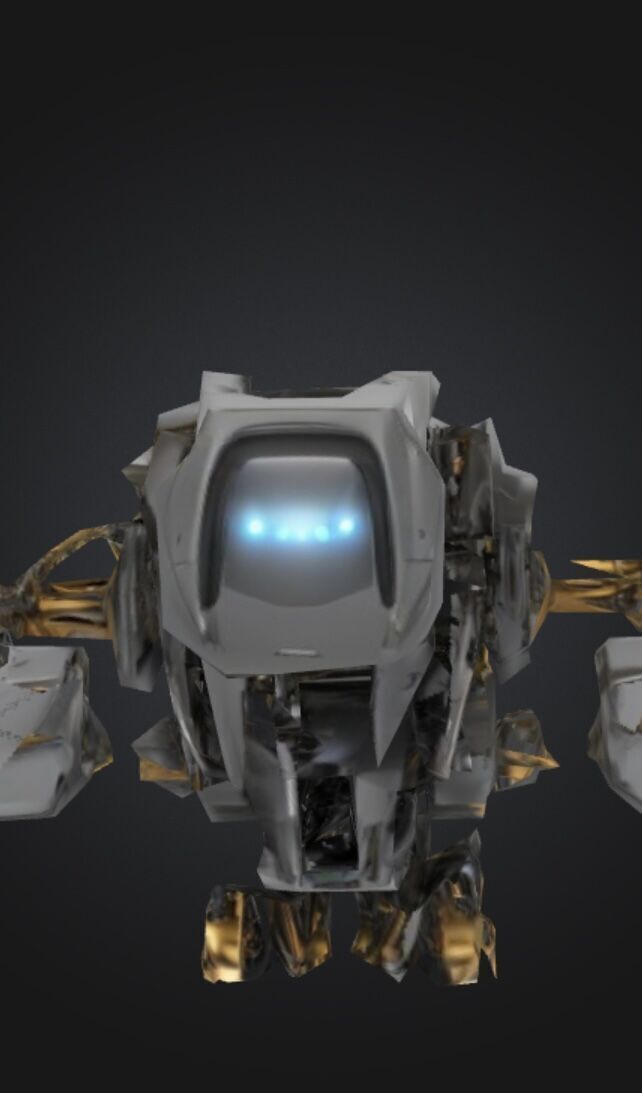 Futuristic Robotic Drone FRD-01 Low-poly 3D model_14