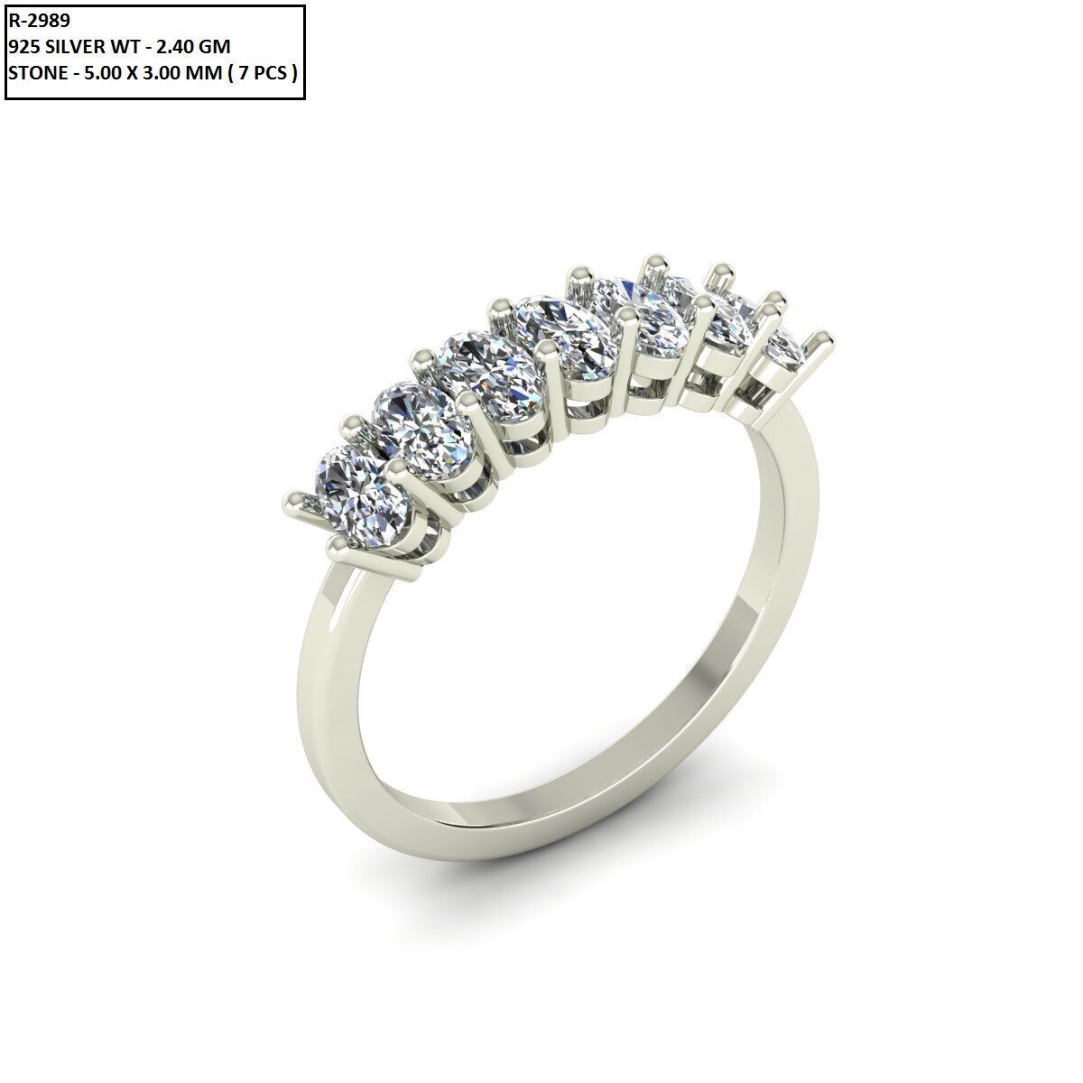 Band Ring 3D print model_2