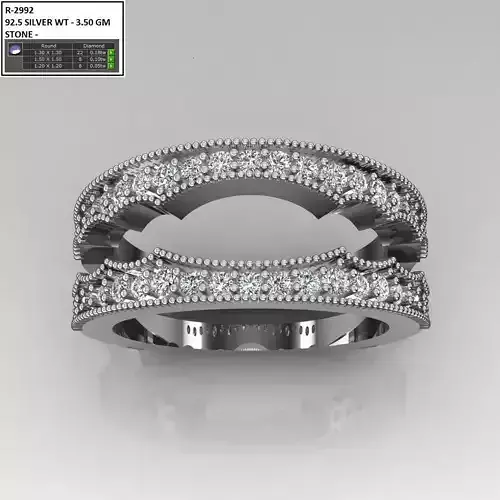 Band Ring 3D print model