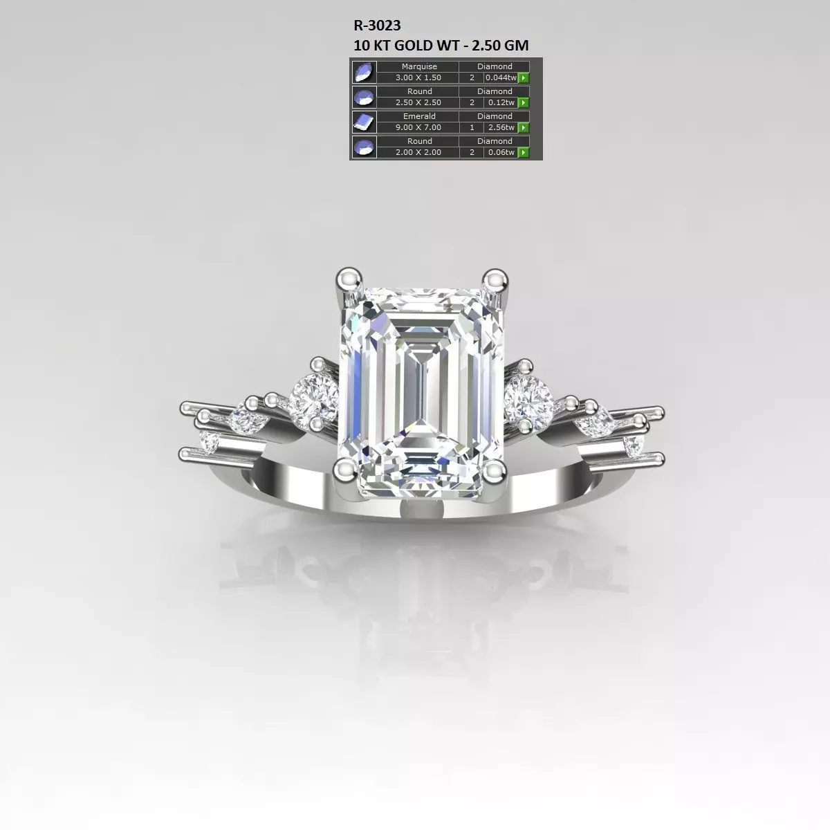 Solitaire Ring 3D print model_0