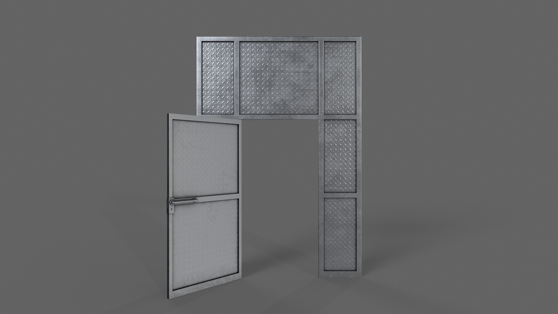 PBR Door Prison Cell 3D Model Collection_15
