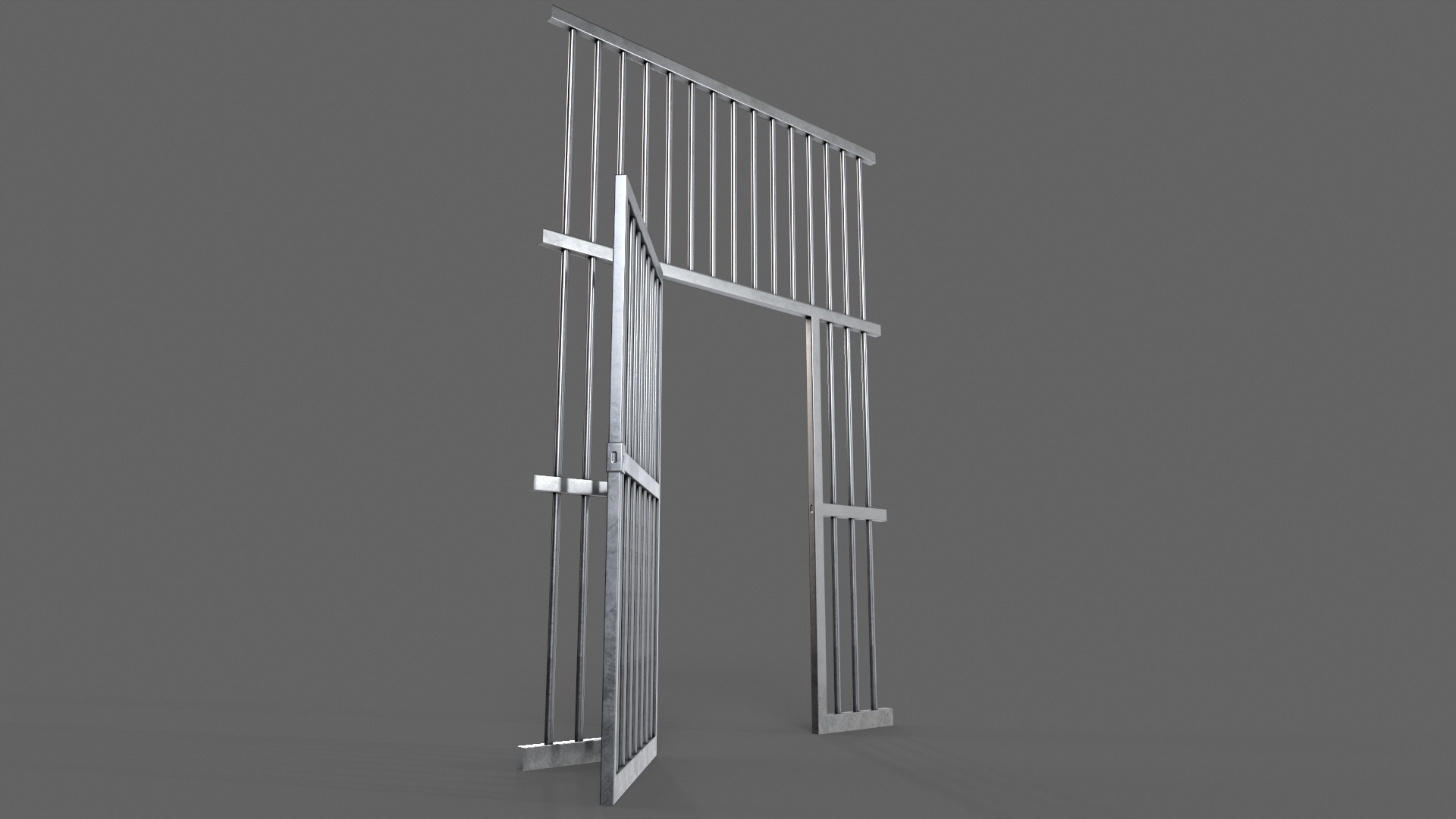 PBR Door Prison Cell 3D Model Collection_34