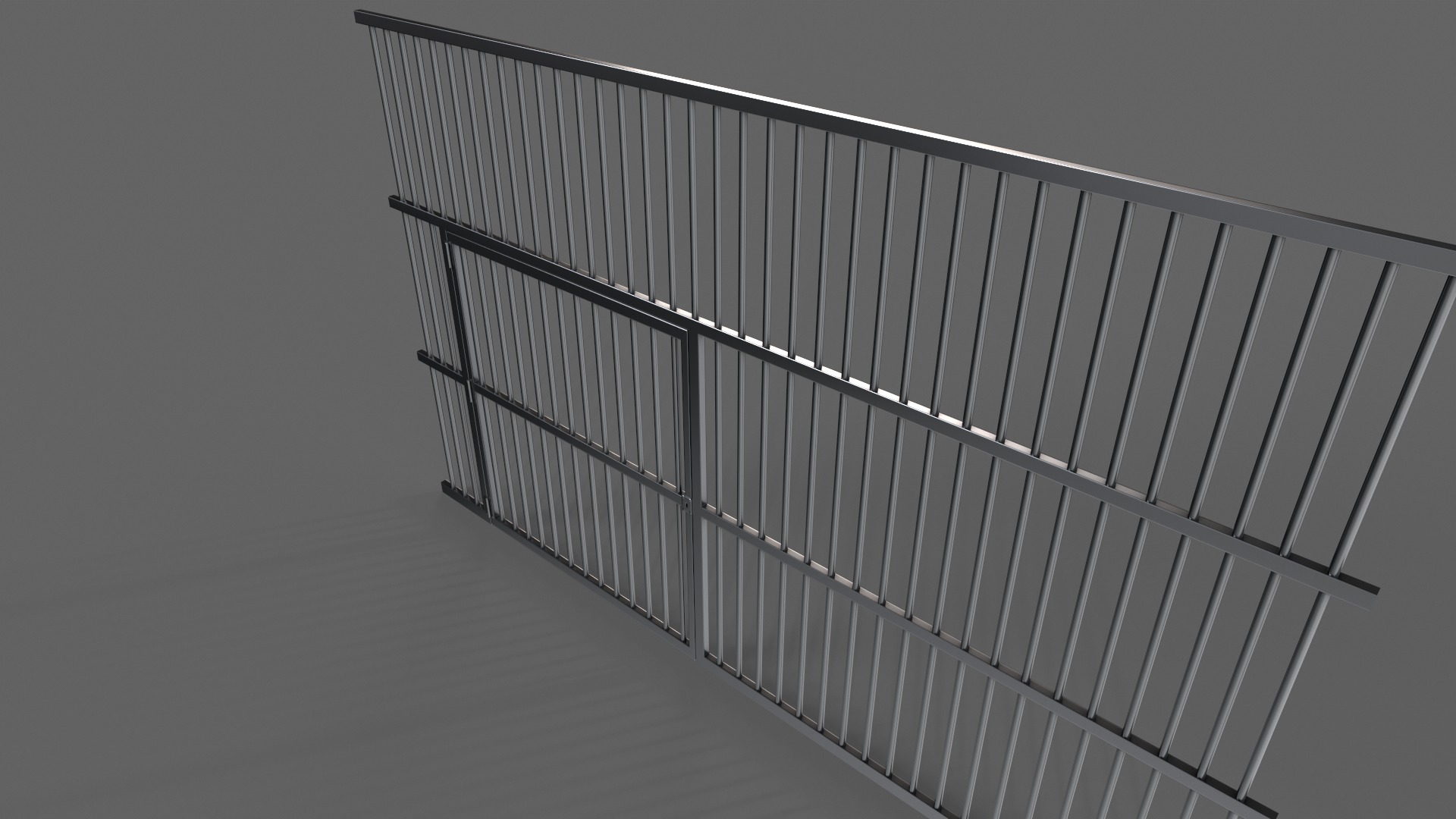 PBR Door Prison Cell 3D Model Collection_56