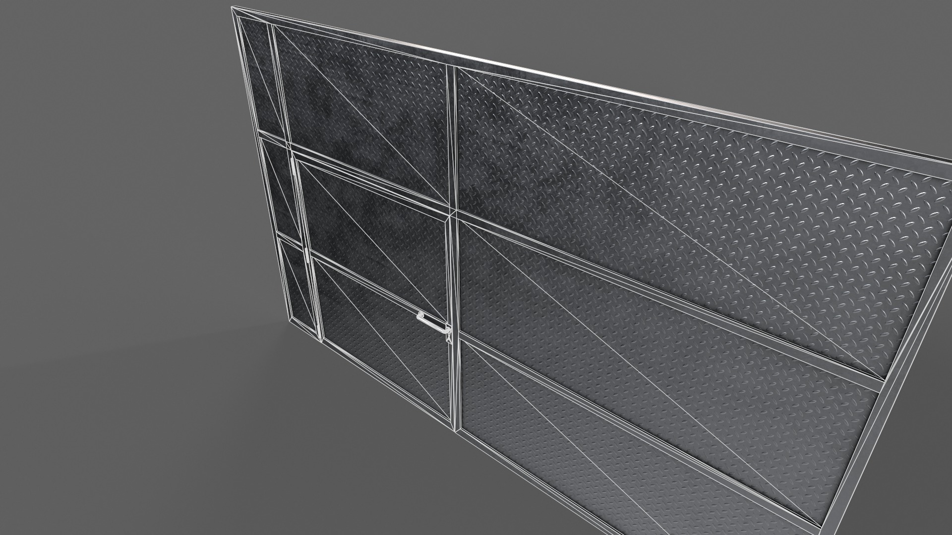 PBR Door Prison Cell 3D Model Collection_79