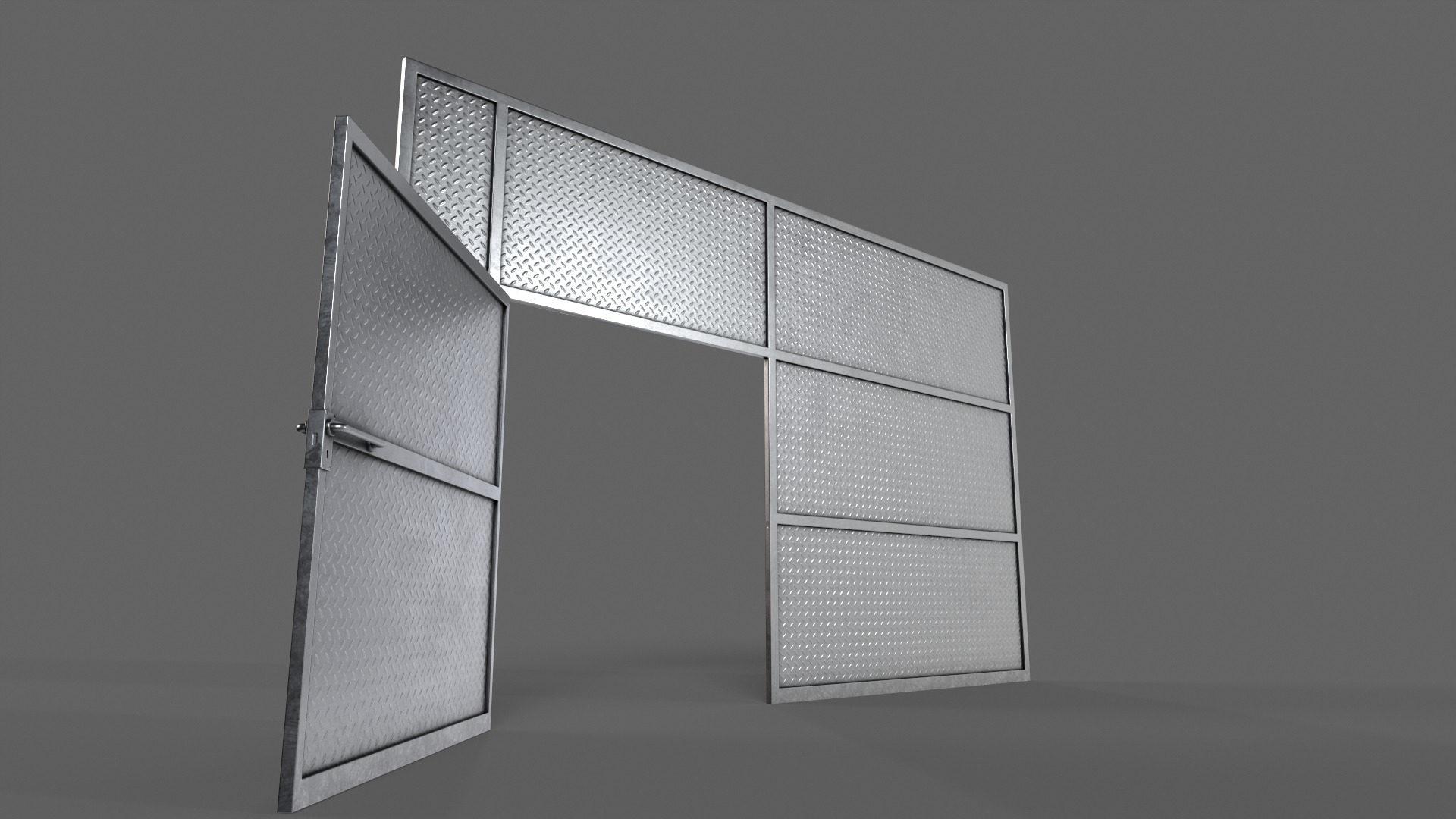 PBR Door Prison Cell 3D Model Collection_43