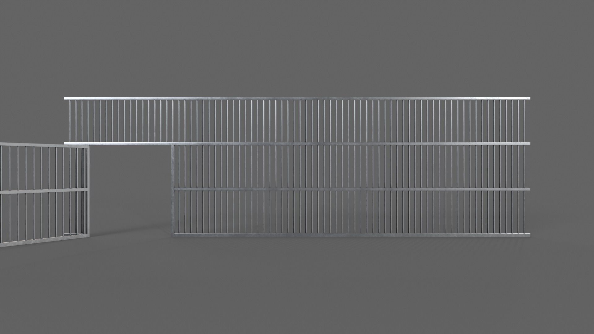 PBR Door Prison Cell 3D Model Collection_27