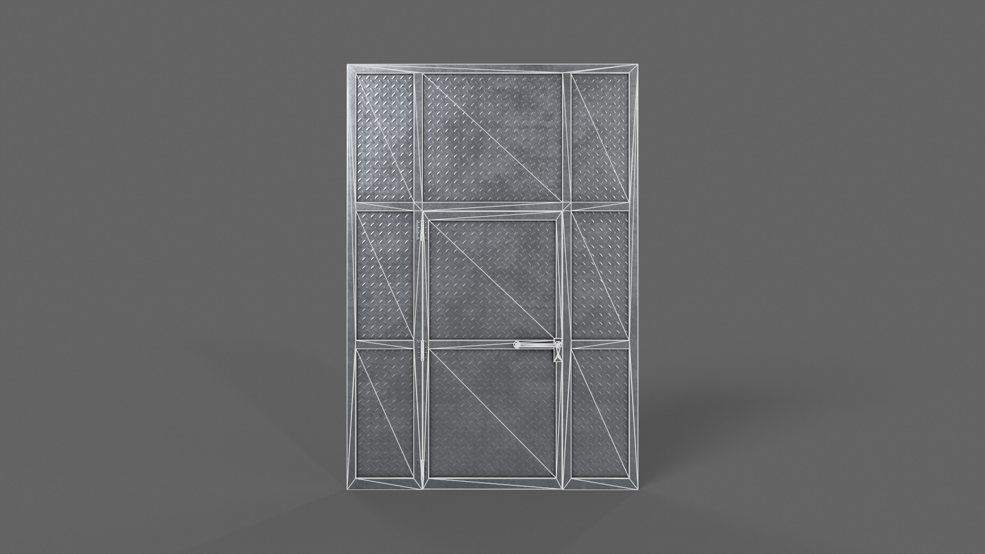 PBR Door Prison Cell 3D Model Collection_71