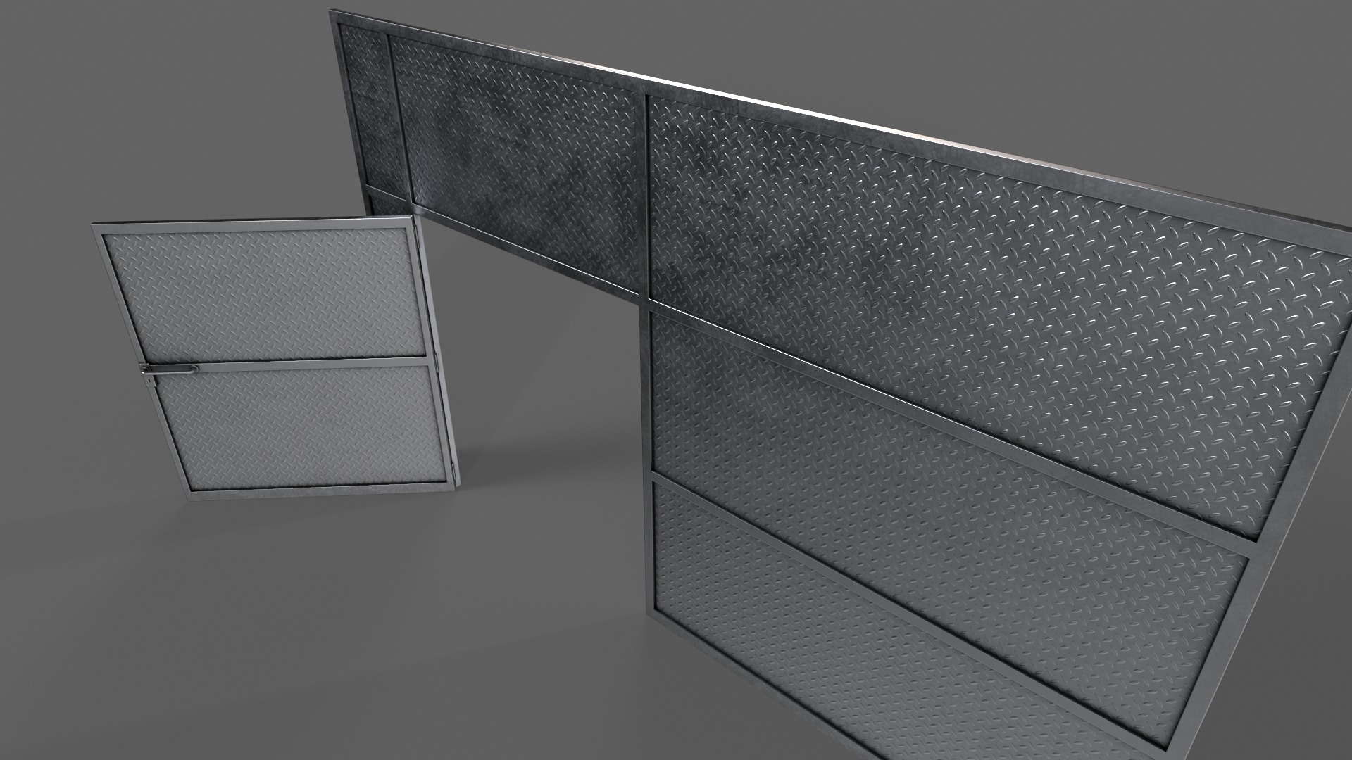 PBR Door Prison Cell 3D Model Collection_61