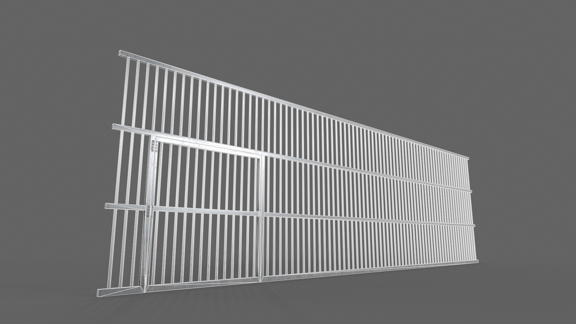 PBR Door Prison Cell 3D Model Collection_81