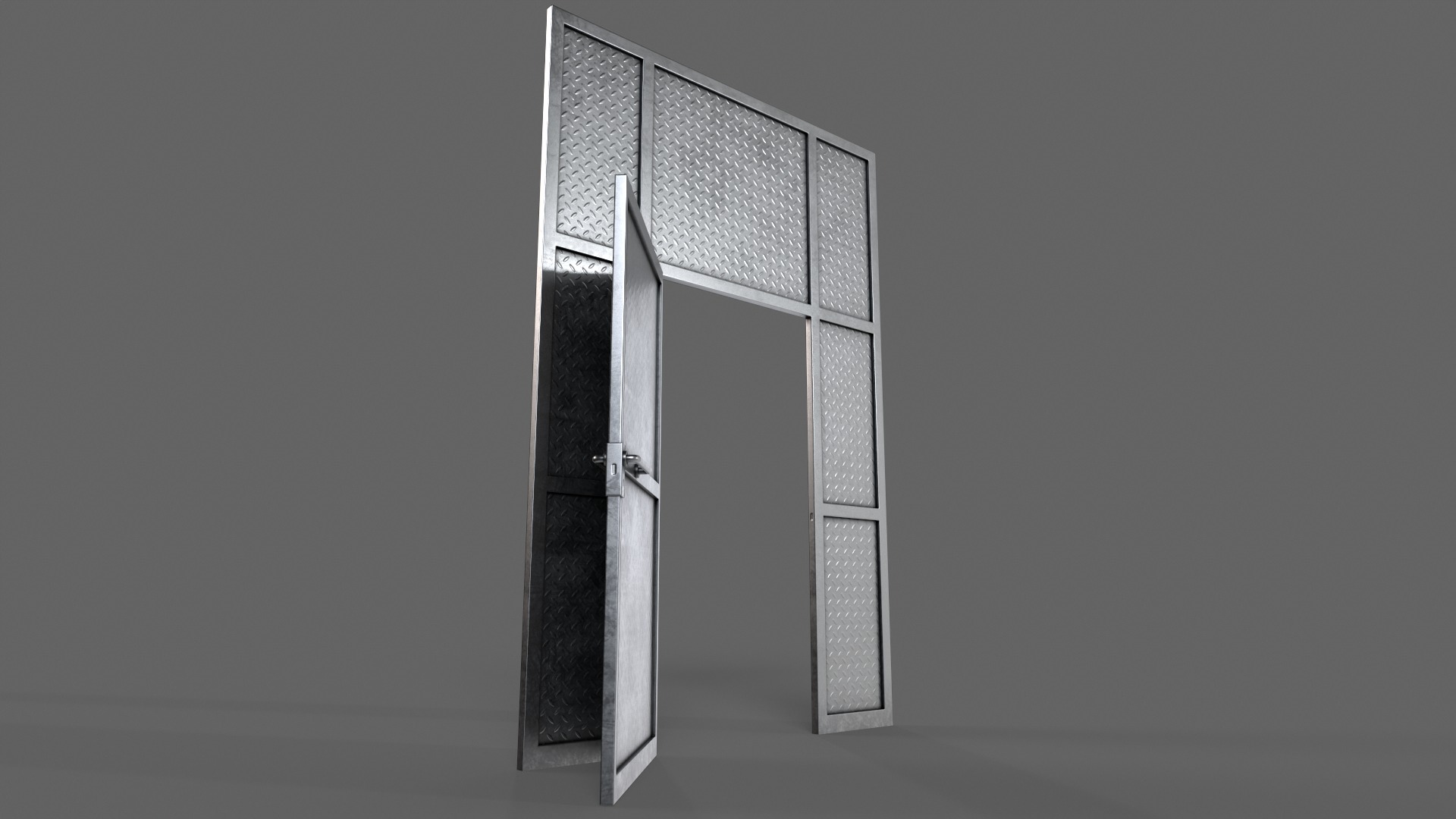 PBR Door Prison Cell 3D Model Collection_37
