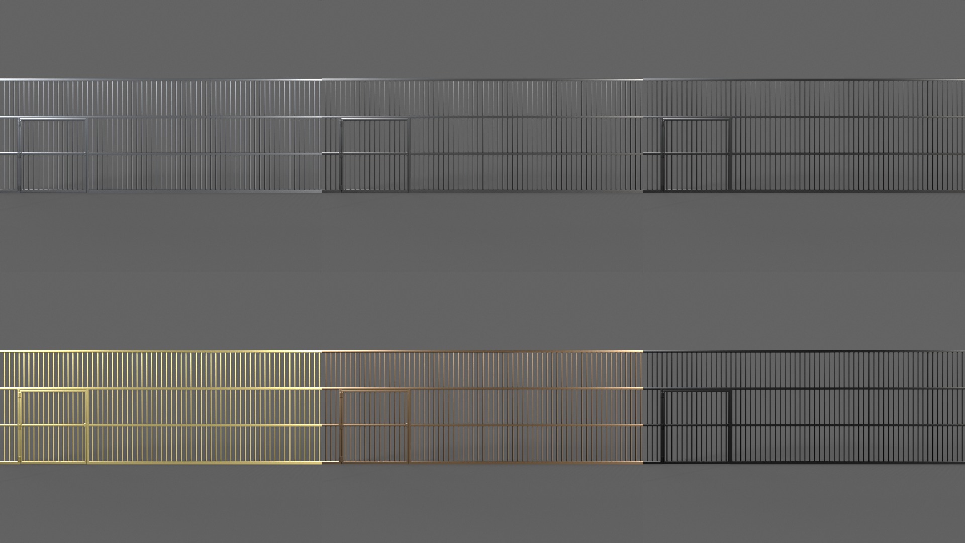 PBR Door Prison Cell 3D Model Collection_24