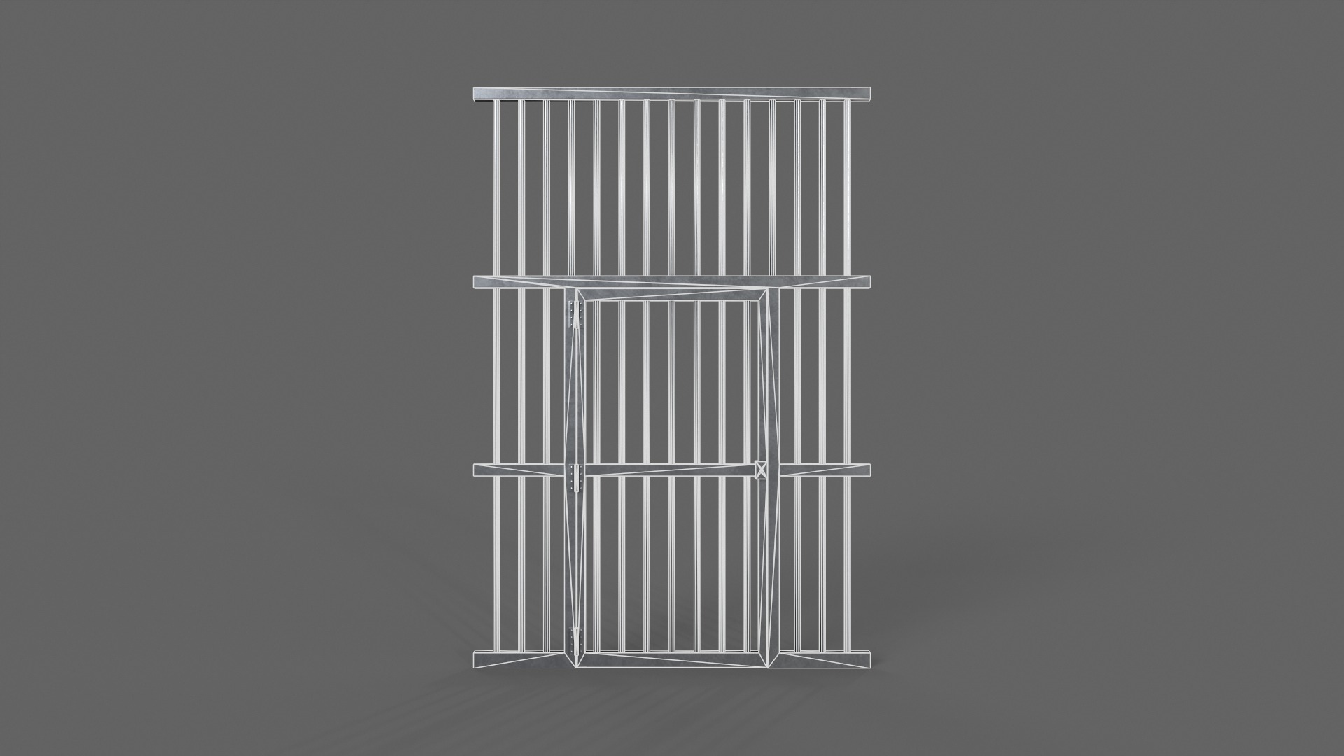 PBR Door Prison Cell 3D Model Collection_68