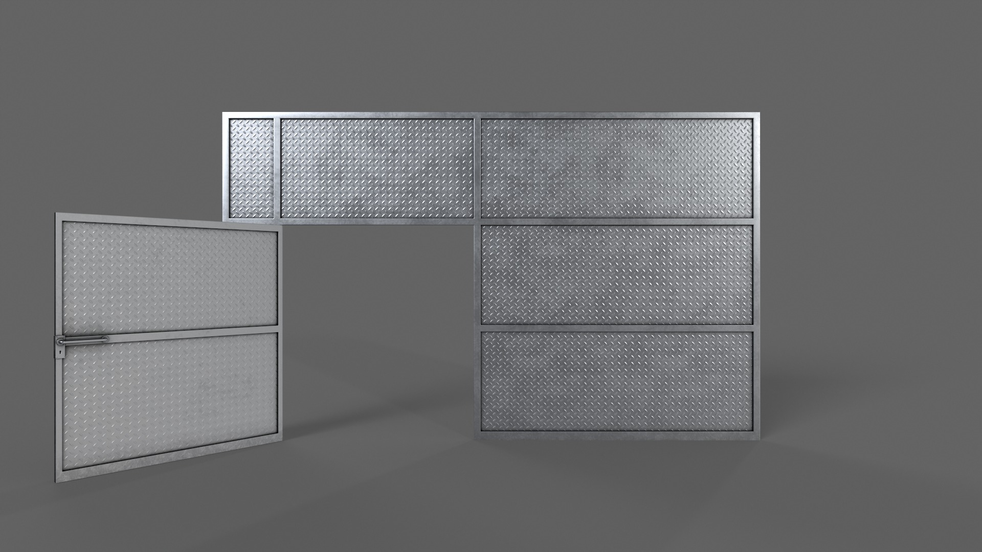 PBR Door Prison Cell 3D Model Collection_23