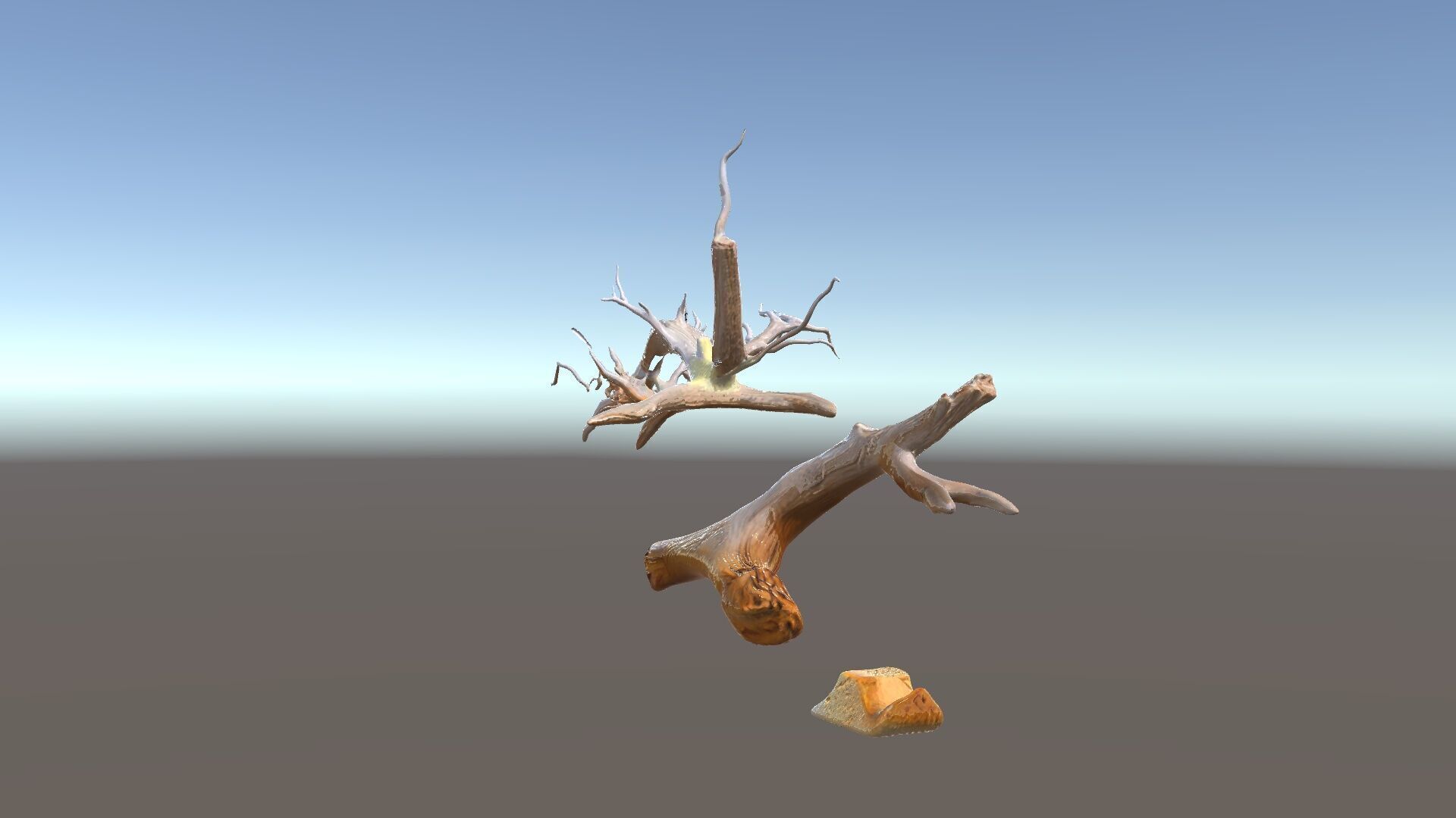 Beach Driftwood and Sand with Shells Model Pack Low-poly 3D model_25