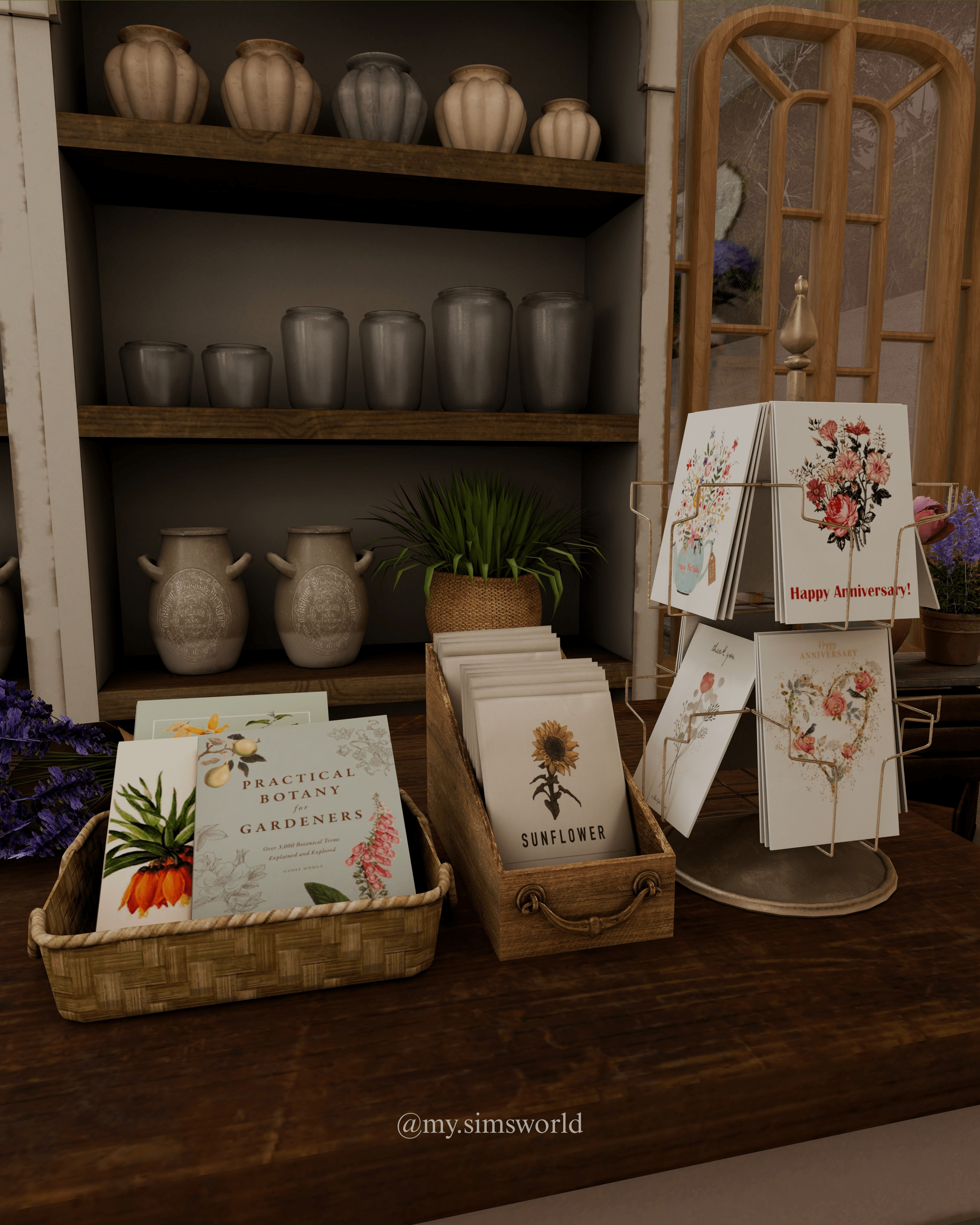 Flower Shop Blender Scene 3D model_7