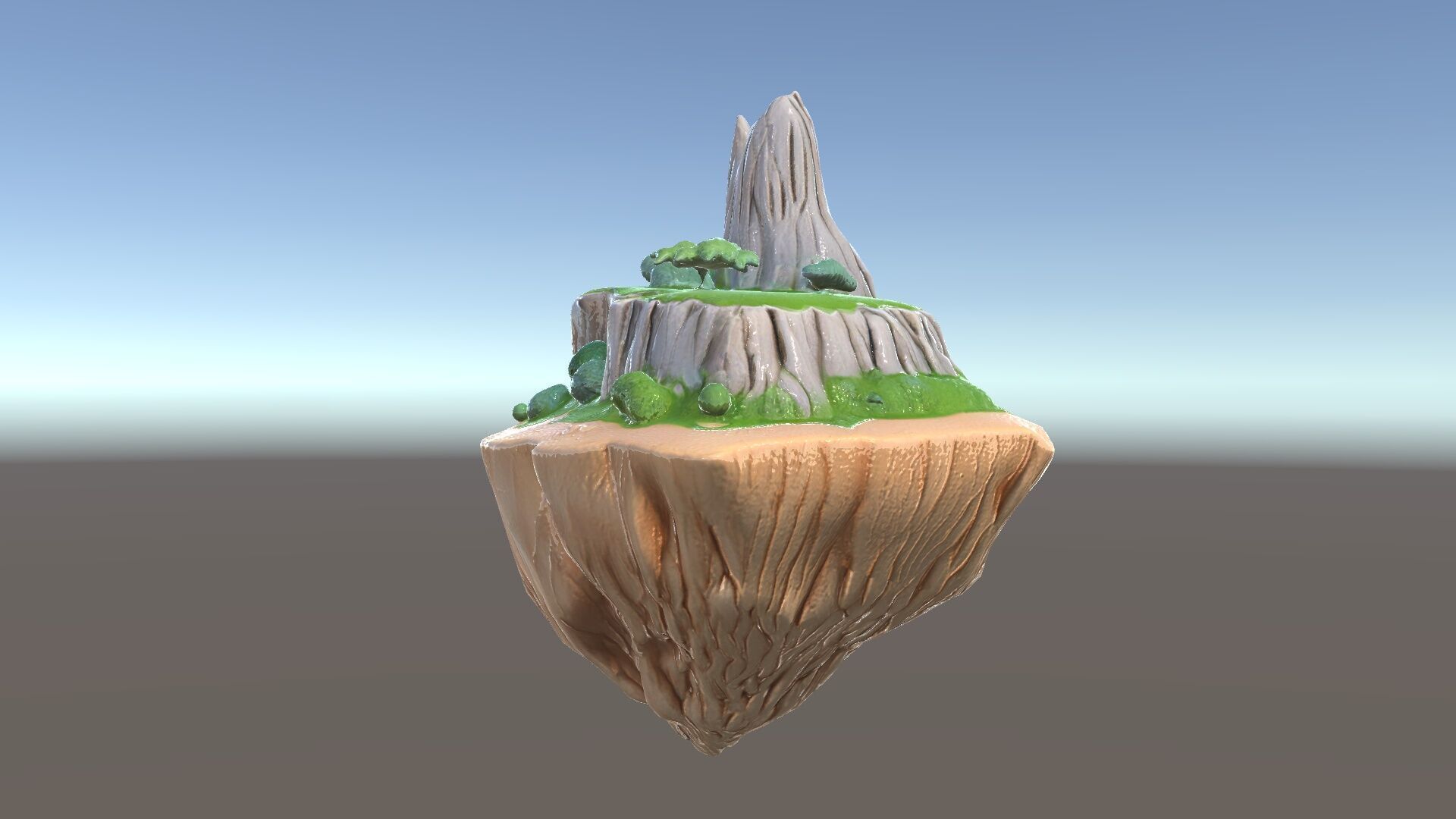 Floating Island Landscape Model Pack Low-poly 3D model_25