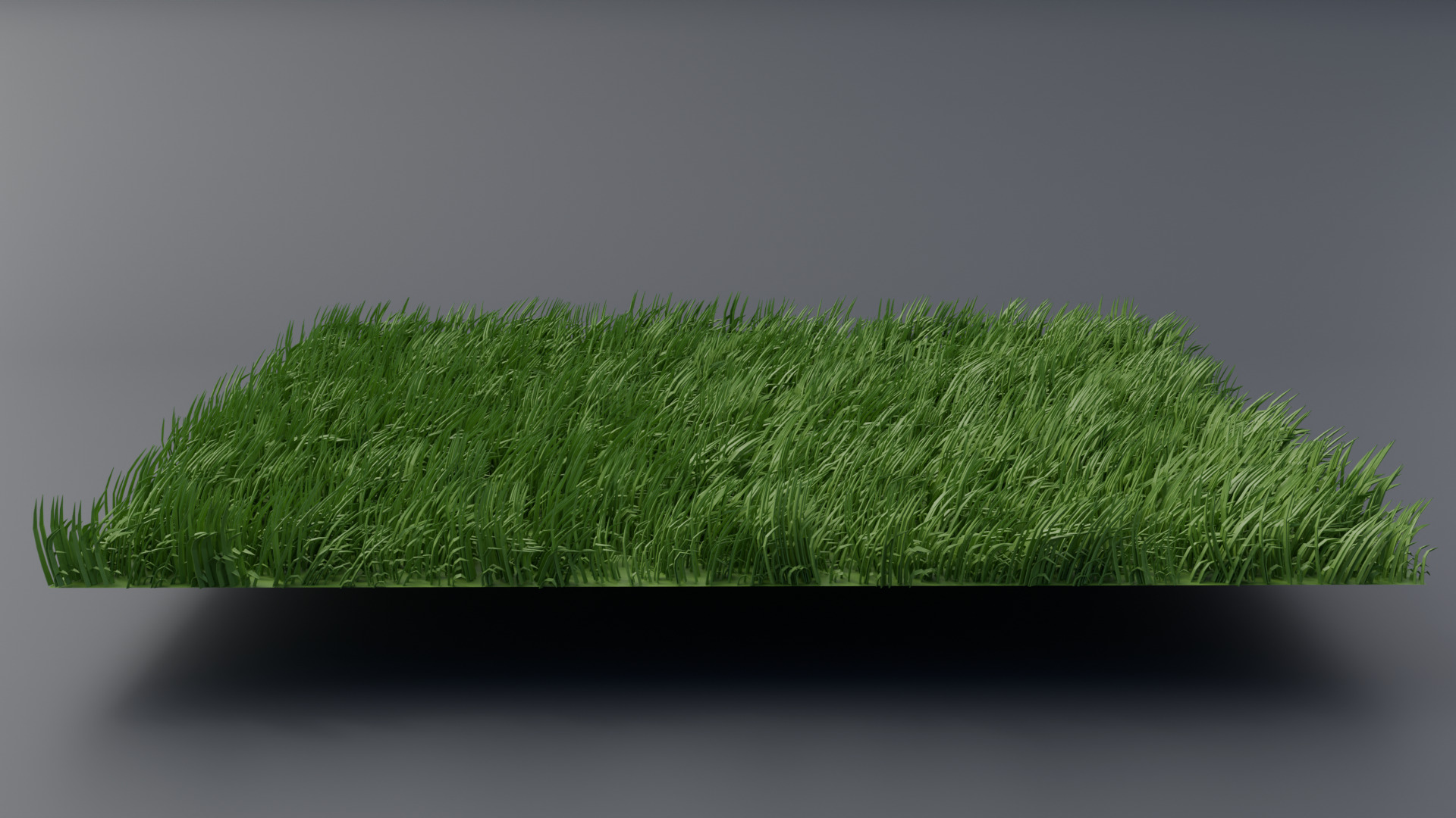 Grass Low-poly 3D model_1