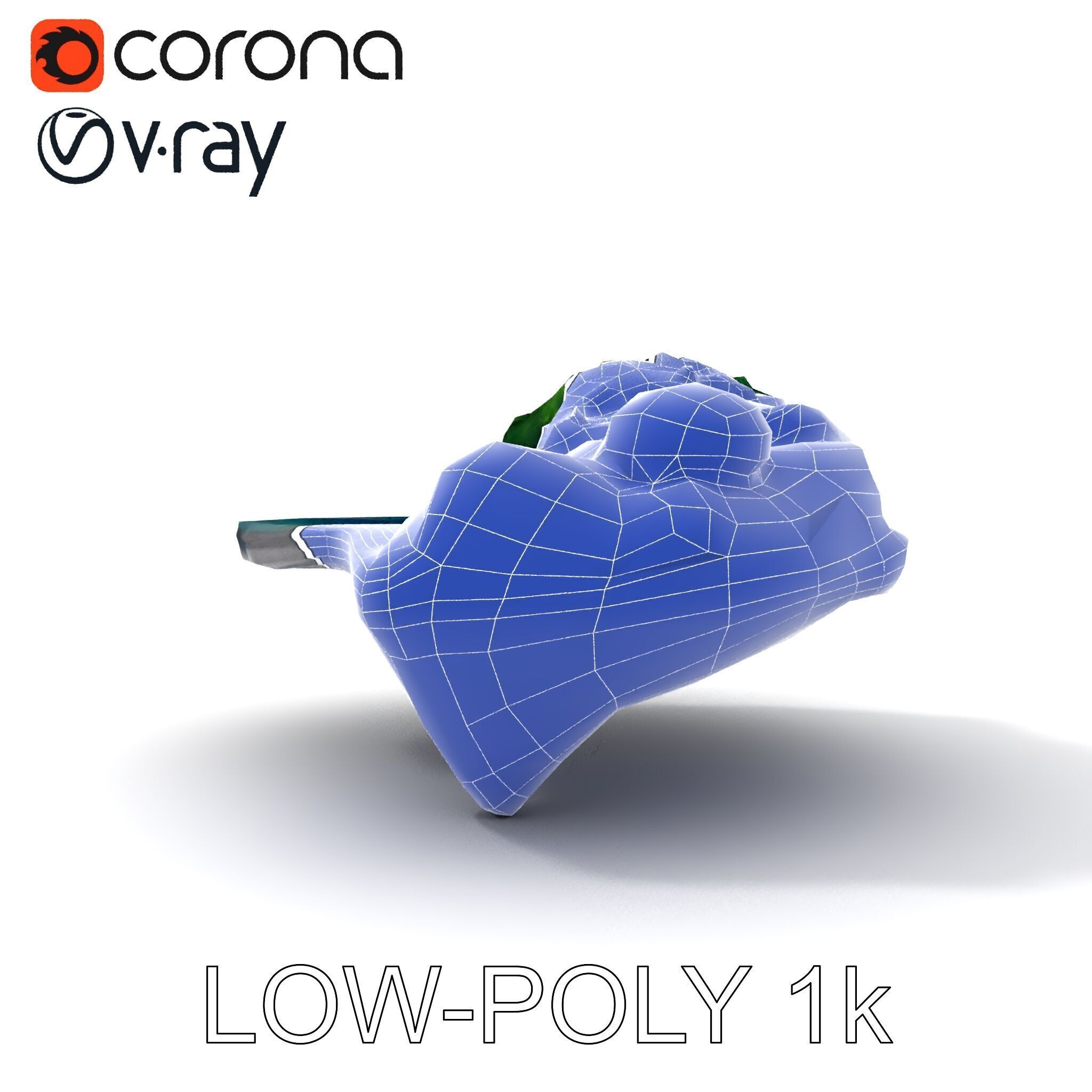 Tropical Island Scene D Model Pack Low-poly 3D model_14