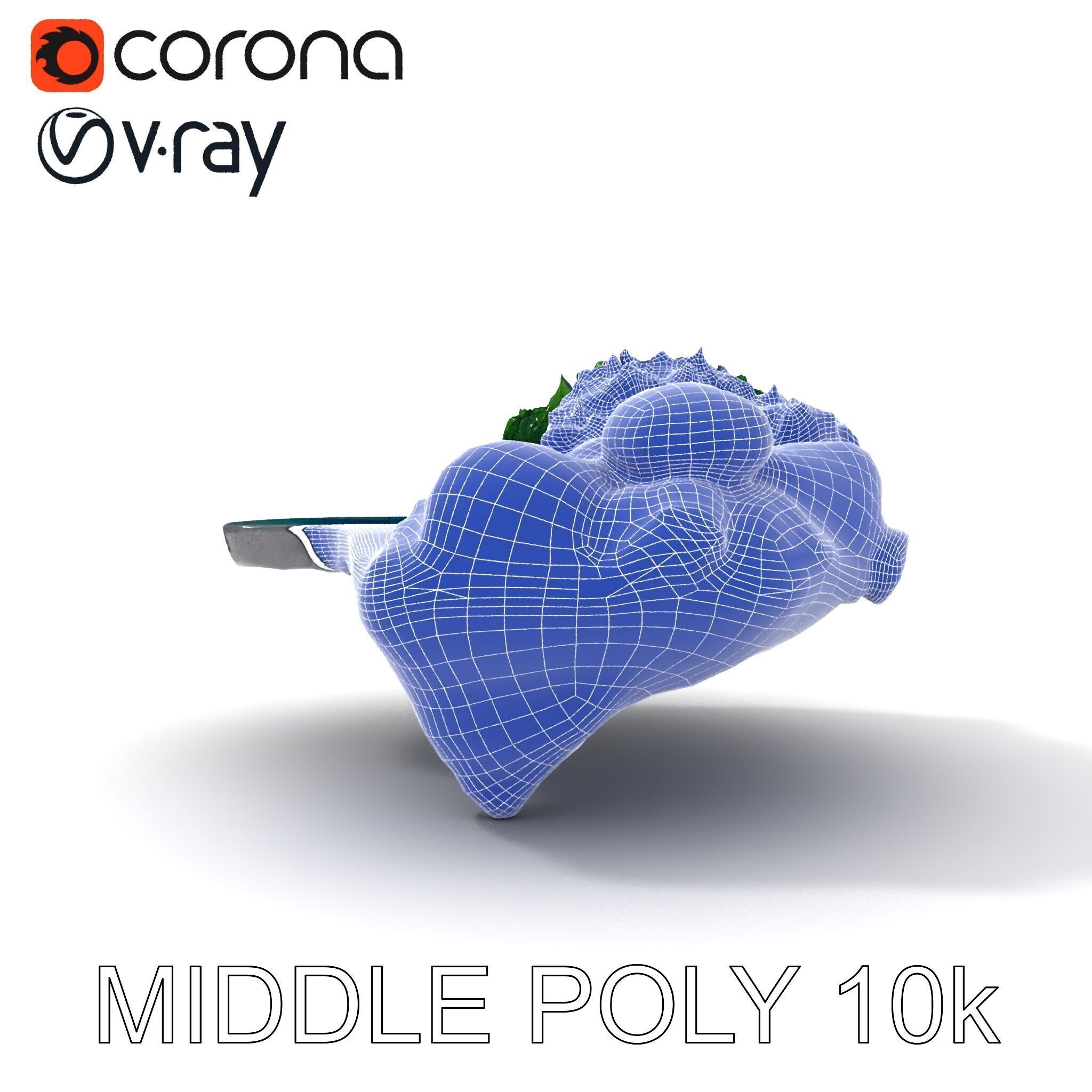 Tropical Island Scene D Model Pack Low-poly 3D model_33