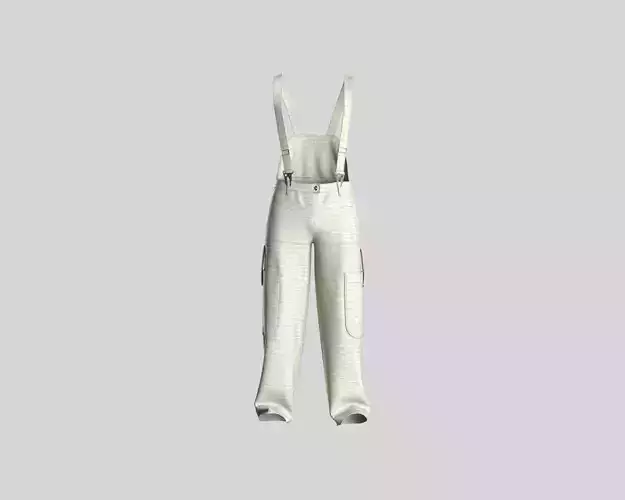 Mens dungaree with pockets