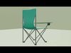 Camping Chair  Low-poly 3D model_1