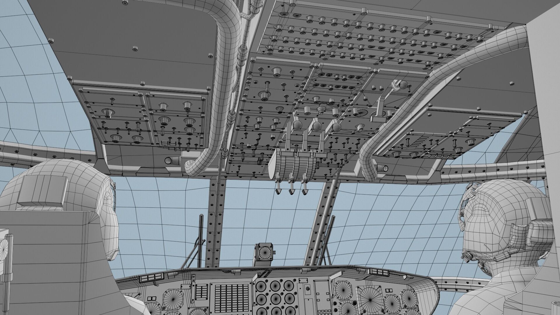 MH-53E Sea Dragon JMSDF Complex Animation Low-poly 3D model_31