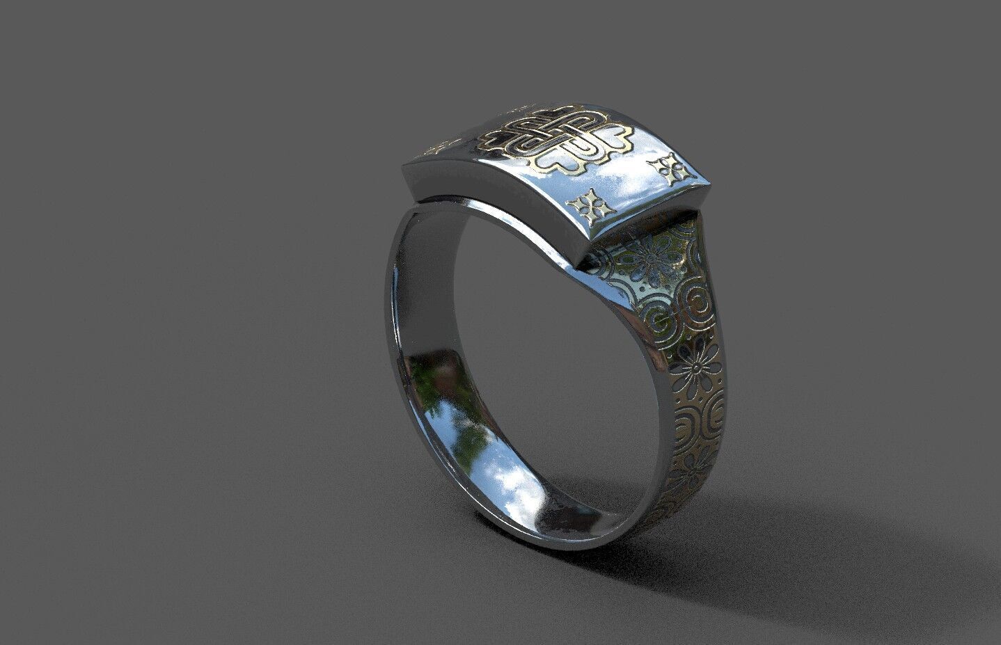 High-Quality 3D Ring Model Pack 4 Low-poly 3D model_8