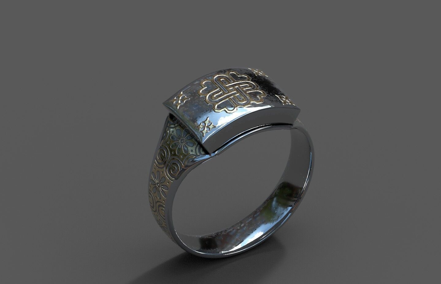 High-Quality 3D Ring Model Pack 4 Low-poly 3D model_6