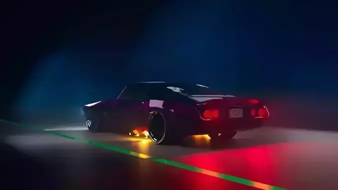 chevrolet camaro   1970 custiom with animation