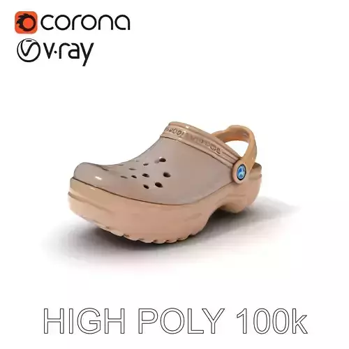 Casual Clog Footwear Model Pack