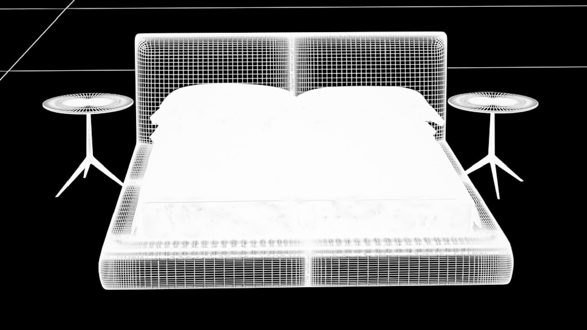 Bed Bebitalia Richard 3D model_8