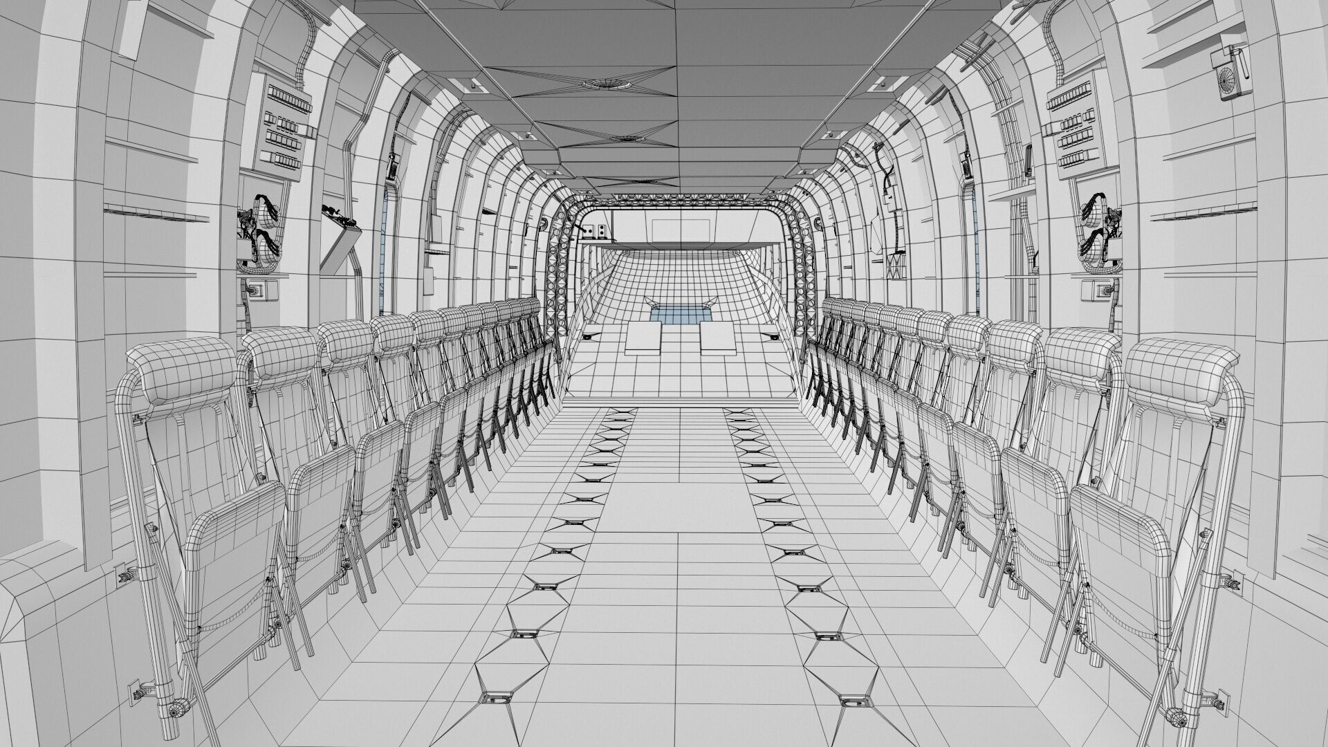 MH-53E Sea Dragon US Navy Complex Animation Low-poly 3D model_24