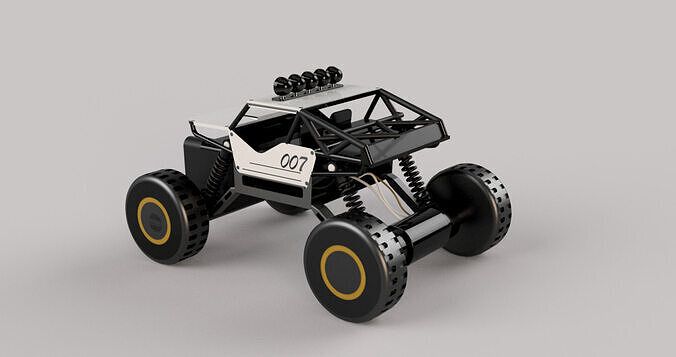 RC Off Road Buggy 3D Model - High Detail Game Ready PBR Textured 3D model