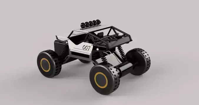 RC Off Road Buggy 3D Model - High Detail Game Ready PBR Textured