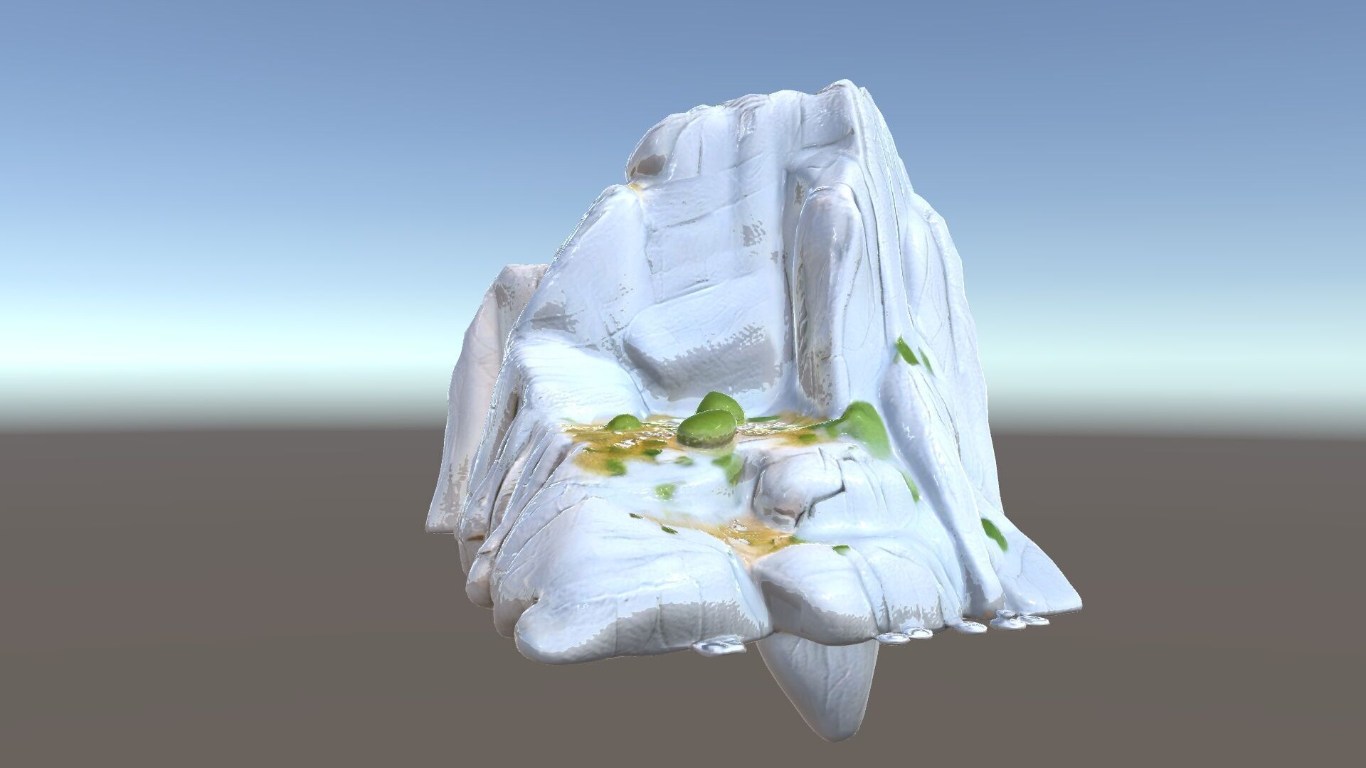 Realistic Rocky Cliff with Vegetation Model Pack Low-poly 3D model_18