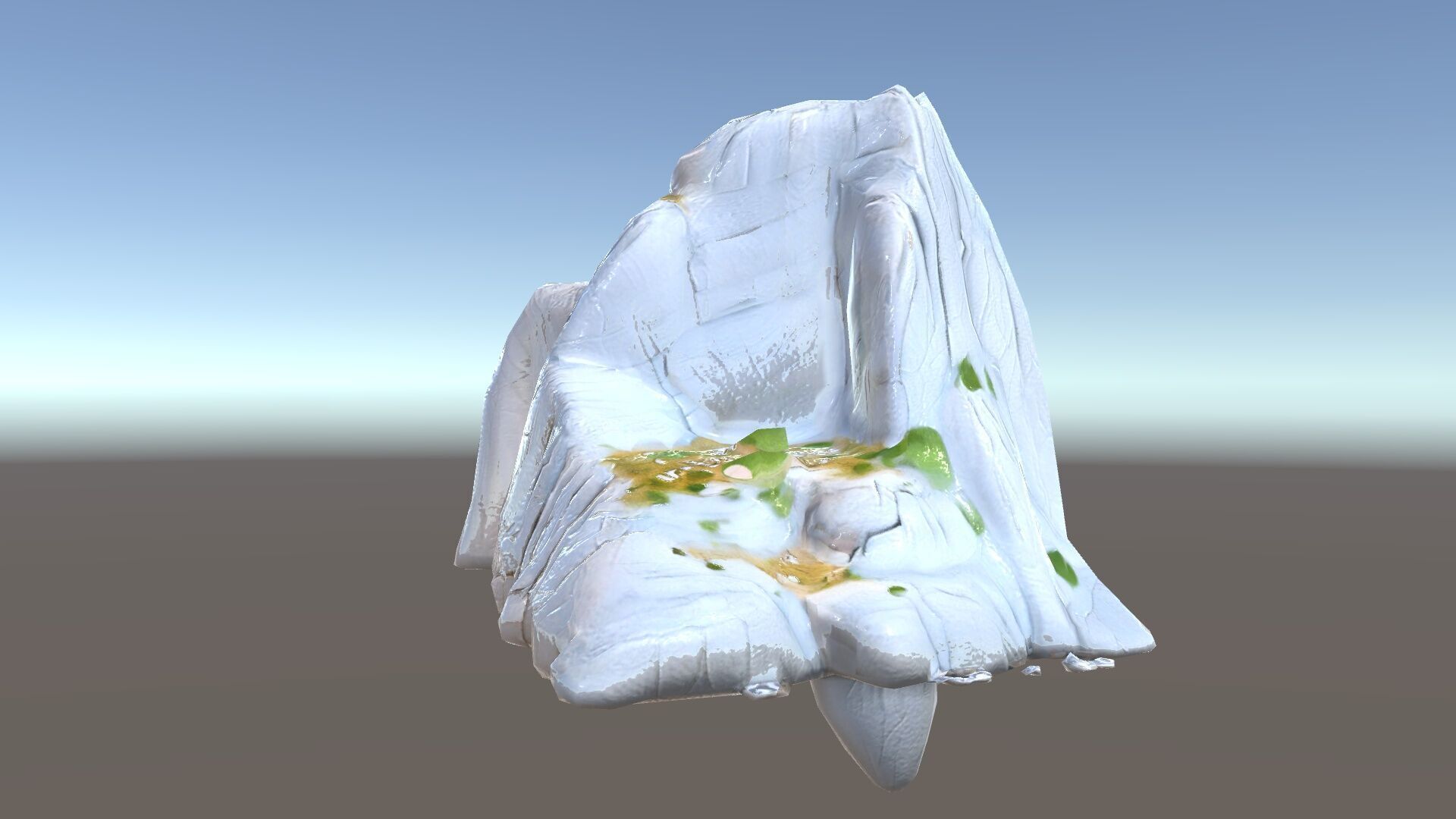 Realistic Rocky Cliff with Vegetation Model Pack Low-poly 3D model_11