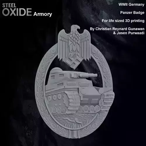 WWII German Panzer Badge