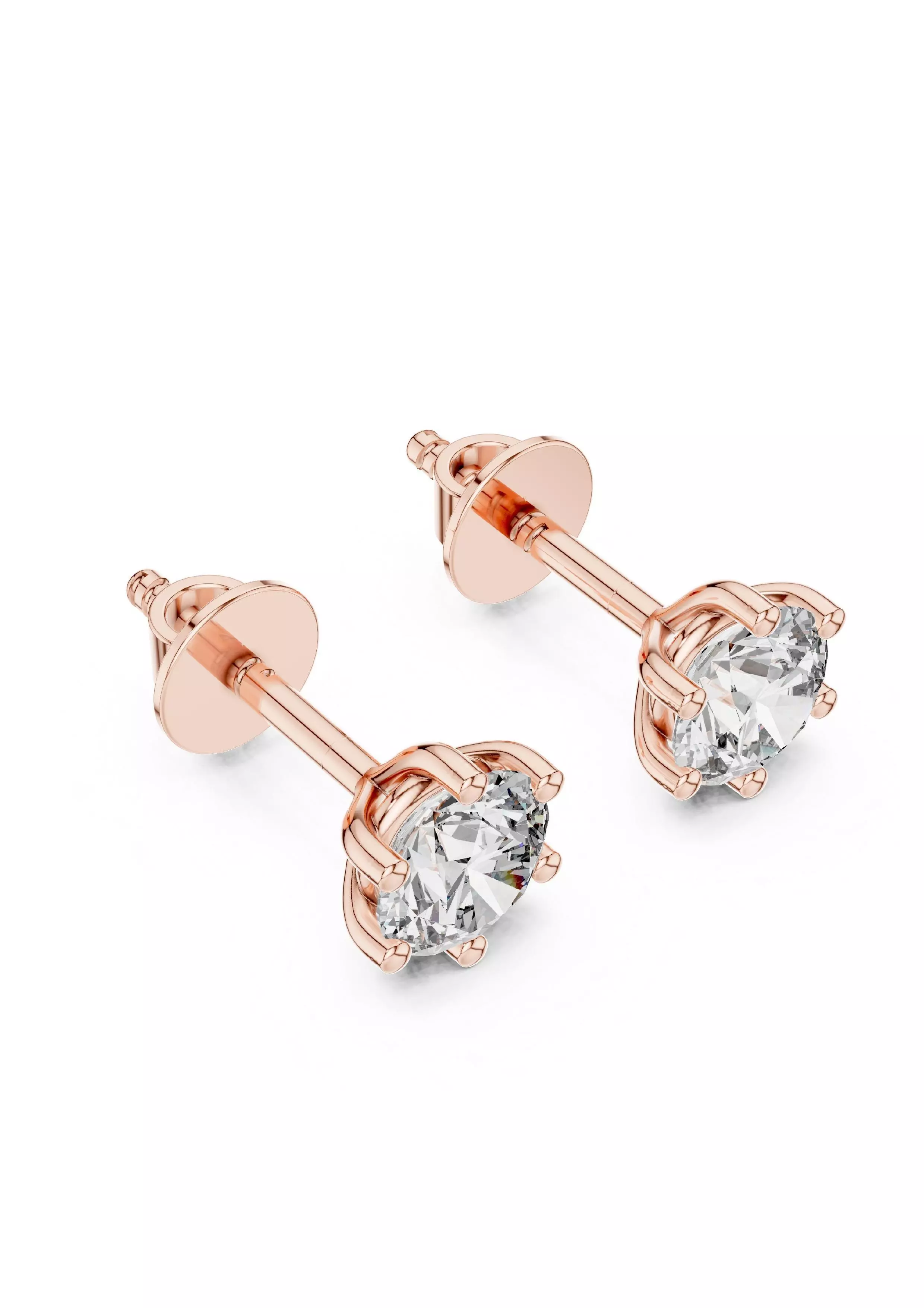 100 Solitaire Ring Earrings Pendant 3D print model_30